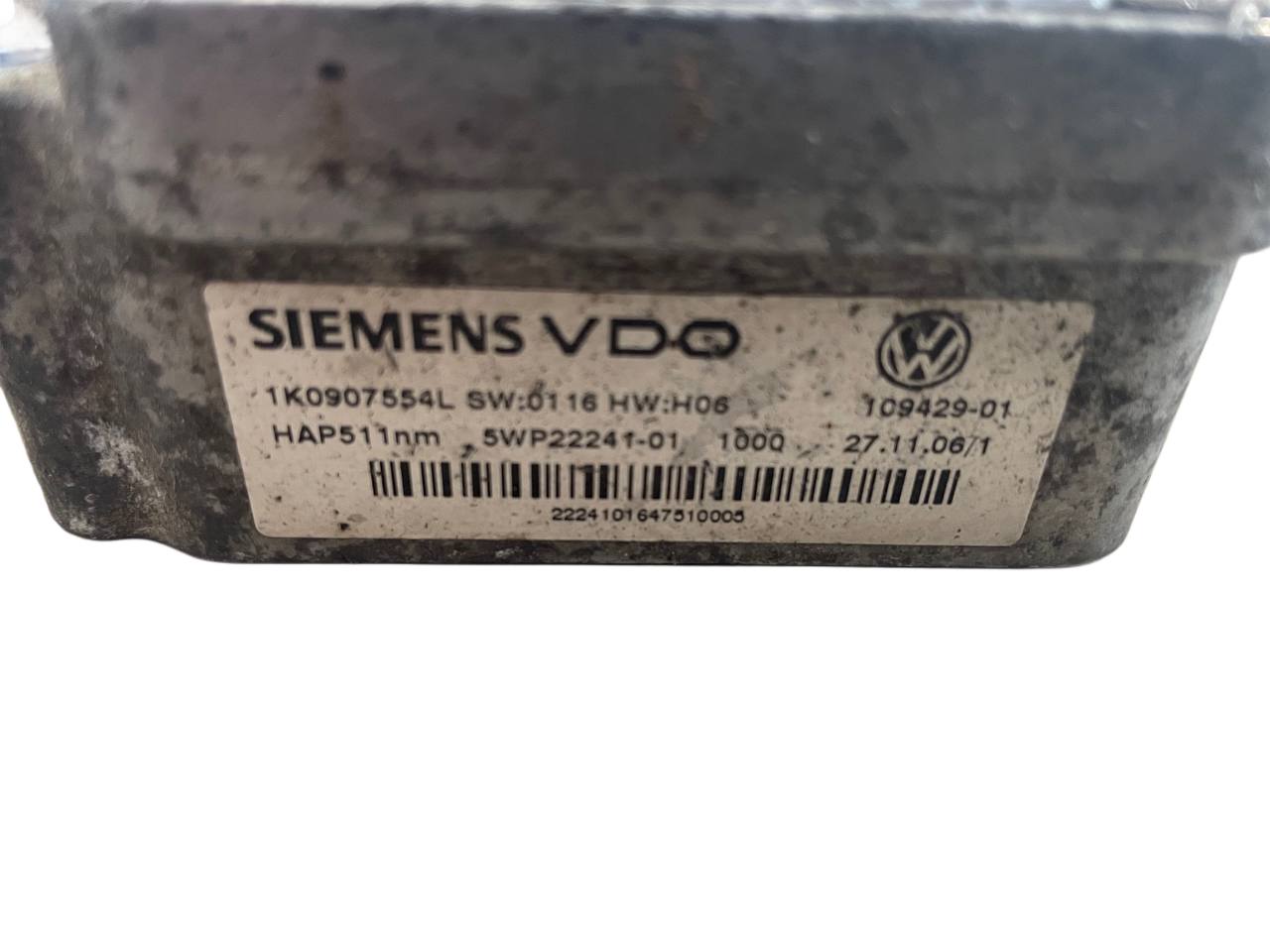 Haldex controller 2gen OEM numbers 1K0907554L 5WP22241-01 HAP511nm