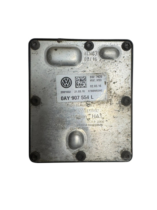 0AY907554L Haldex control unit Gen 5 used Volkswagen OEM