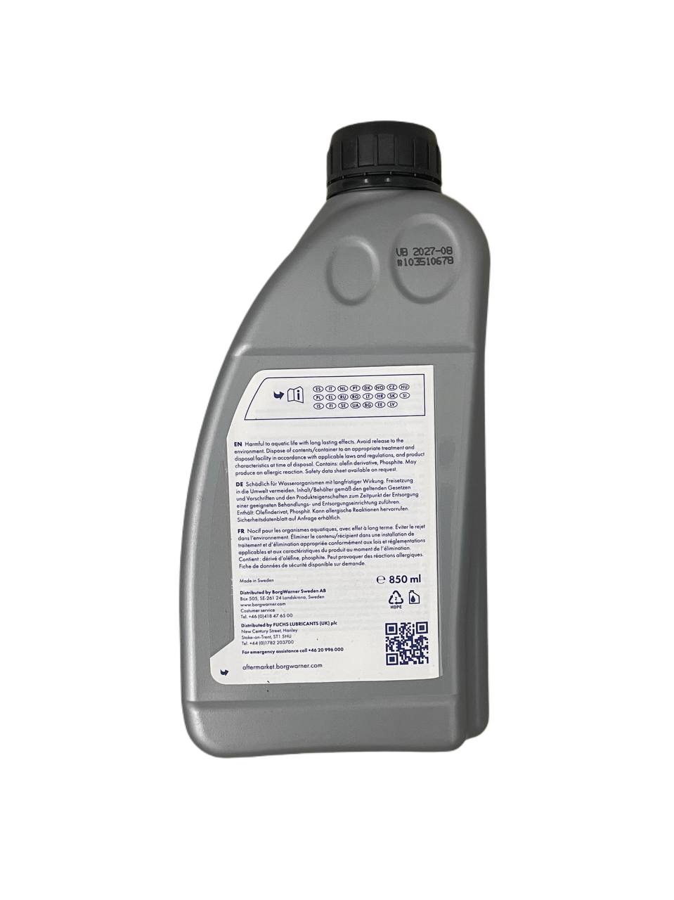 New Oil for rear differential 