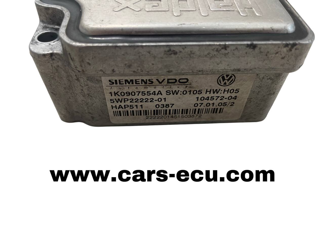 OEM Haldex ECU 1K0907554A rear housing with sealing and labeling visible