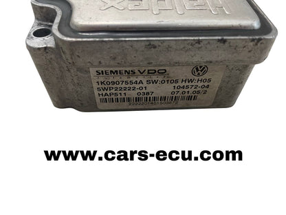 OEM Haldex ECU 1K0907554A rear housing with sealing and labeling visible